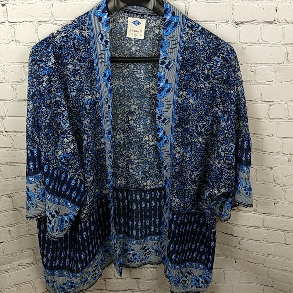 Wild Blue Kimono - Picture 1 of 7